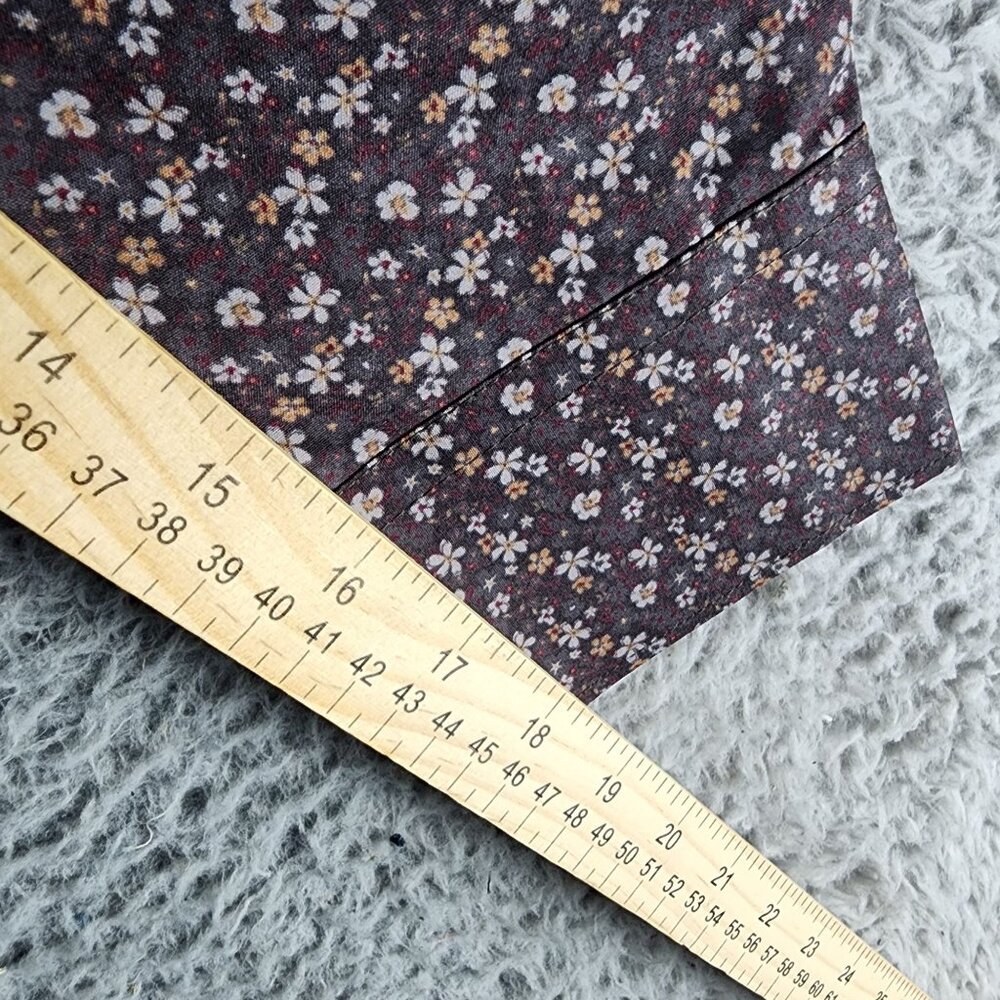 Society of Threads Shirt Mens Small Brown Floral Long Sleeve Button Up *NWT* - Picture 8 of 10